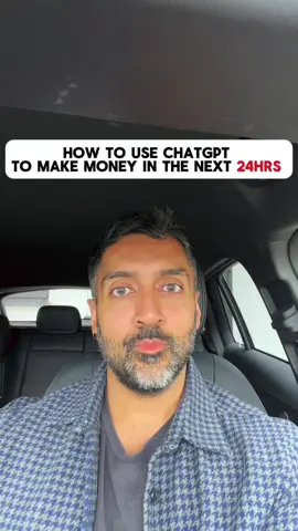 How to use ChatGPT to make money in the next 24hrs Click the link in my bio and I’ll show you exactly how (step-by-step) #ai #chatgpt #workfromhome #workfromhomejobs #sidehustle #sidehustleideas #passiveincome #sidehustles 