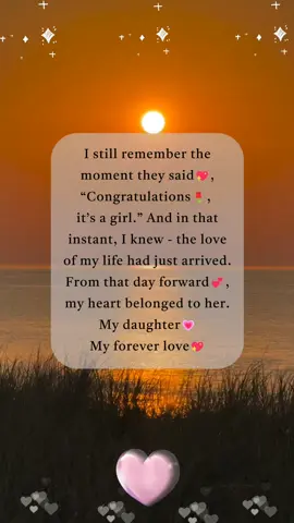 Congratulations, it's a girl ❤️ #daughter #foryou #fyp #beautifuldaughter #daughterlove #motherdaughter #family #babygirl #messageforyou 