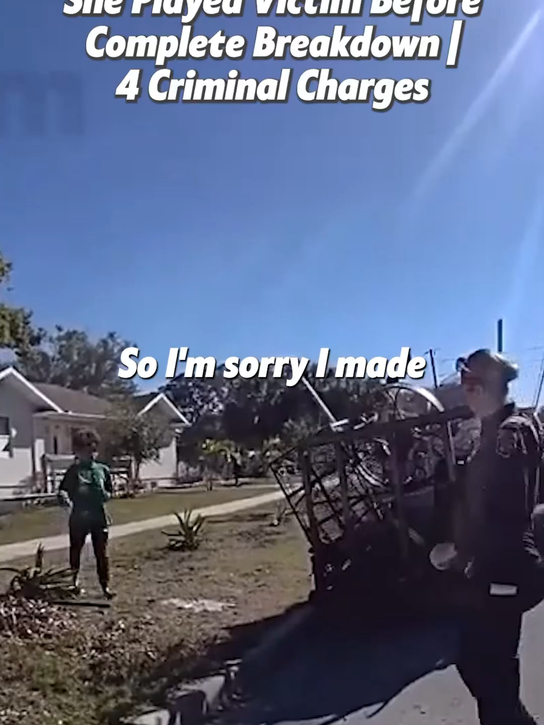 Lovestruck Woman Repeatedly Slams HeadDuring Arrest part 1. Full clip on Arrest Cam