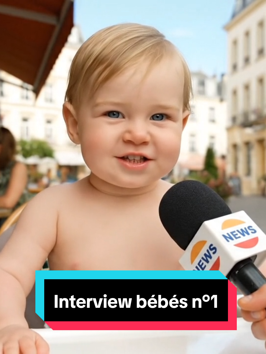 Interview de bébés français sur des informations de grandes importances 😁🤭 Vidéo drôle et mignonne de bébés Vous voulez une partie 2 ? #bébé #mignon #humour 