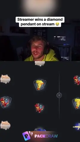 Streamer wins a diamond pendant on stream 😭 #kickstreaming 