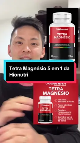 Tetra Magnésio 5 em 1 com 60 cápsulas da Hionutri! Promoção no TikTok! ⚠️ Este vídeo é apenas informativo. Antes de usar qualquer suplemento, consulte seu médico ou nutricionista. #saudepreventiva #magnesio #beneficiosdomagnesio #saudeebemestar 