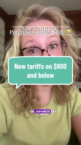 There will be tariffs on purchases under $800 starting August 29th. Trump changes his mind everyday but just thought I’d keep yall updated 🫠 #tariffs #ebay #secondhand #japaneseebay #luxury 