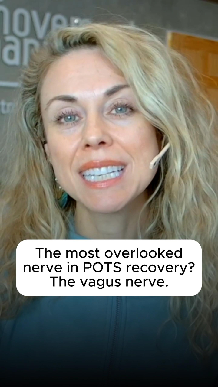 The most overlooked nerve in POTS recovery? The vagus nerve. This powerhouse nerve connects your brain to every major organ—and it controls 80% of your parasympathetic nervous system (aka your rest, digest, and heal mode). With POTS, your body gets stuck in fight-or-flight. The solution? Train your vagus nerve. ✅ Somatic practices ✅ Humming & breathwork ✅ Myofascial release ✅ Visceral manipulation ✅ Neuroplastic movement ✅ Acupuncture & craniosacral therapy These aren’t just buzzwords—they’re powerful tools to restore balance to your nervous system. ✨ Want more? Check out the full video on our channel. #POTSRecovery #VagusNerve #Dysautonomia #BrainBodyConnection #HealingNervousSystem #FunctionalMedicine #ChronicFatigueHelp