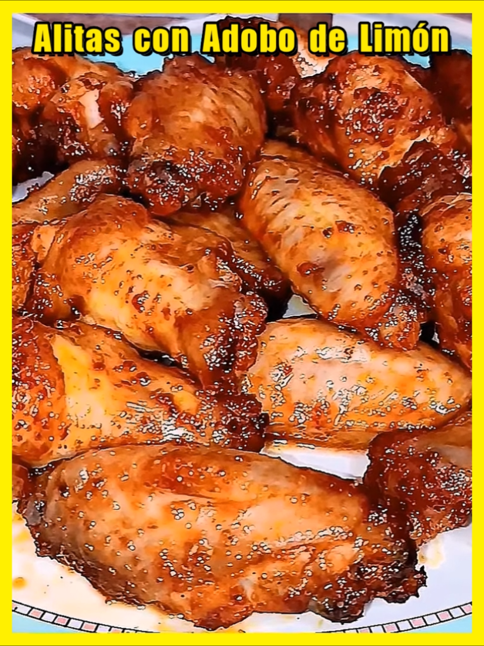 ✅ Alitas con Adobo de Limón 🍗🍋  INGREDIENTES:  - Alas de Pollo Cortadas 1 kl  - El Zumo de 3 Limones  - Sal Marina  - Pimentón Picante  - Pimentón Dulce  - Ajo Seco Molido  - Pimienta Molida  - Canela Molida  - Comino Molido  - Curry  - Aceite de Oliva  - Todas las Especias al Gusto #alitasdepolloadobadas #alitasdepollofritas #recetasdepollo #recetasenairfryer 