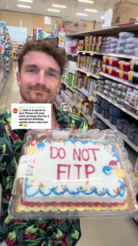 Replying to @H-E-B Thanks @H-E-B  I got my mom a new cake!