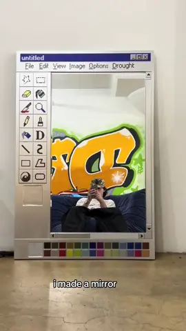 actually you made the best mirror of all time 🥹 @cameupinthedrought #Microsoft #FYP #MSPaint