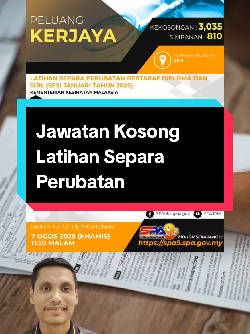 Jawatan Kosong Latihan Separa Perubatan #latihanseparaperubatan 
