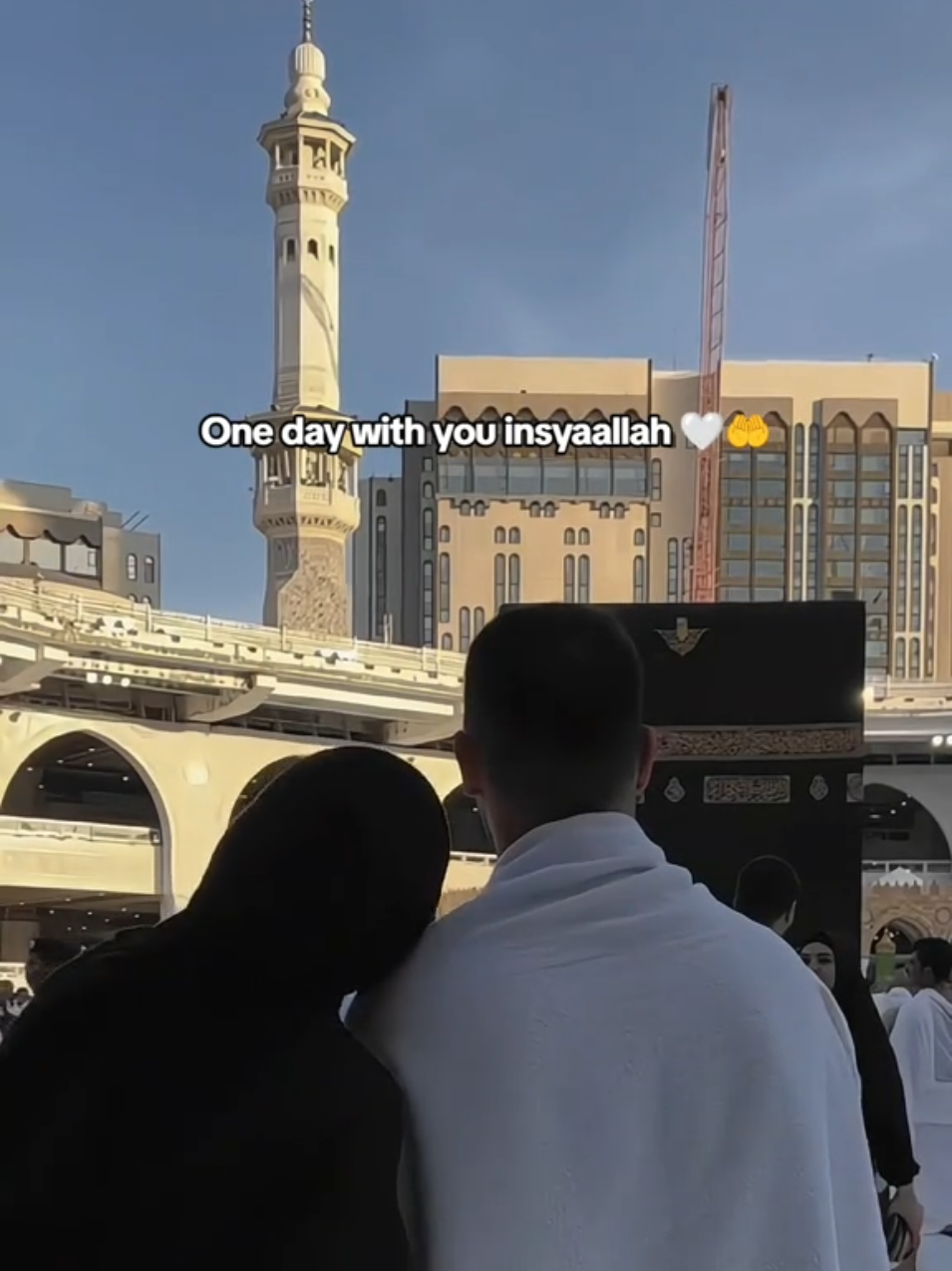 One day with you insyaallah 🤍  --- Tahun ini Allah mengizinkan berangkat haji bersama 