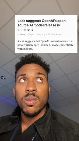 OpenAI’s open model release could be just around the corner 👀 If the leak is legit, this could be huge. Big if true! #chatgpt #artificialintelligence #OpenAI #openmodelrelease #AIleak #AIfuture