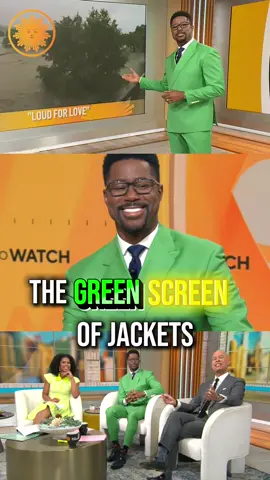 What do you get when you mix Nate Burleson’s bright green suit jacket with a creative morning news team? Meet: The Green Screen Jacket.
