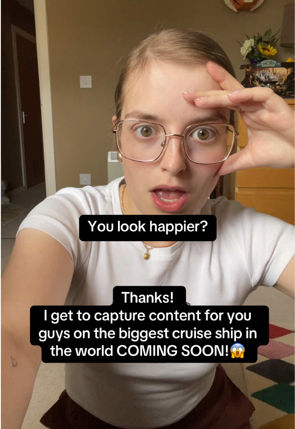 OH MY GOD😱 I cannot wait to capture content for you guys on THE biggest cruise ship in the world, Star of The Seas launching by Royal Caribbean in the sunshine state🌞 #cruisetok #cruises #cruiseship #travel #royalcaribbean #staroftheseas #contentcreator 