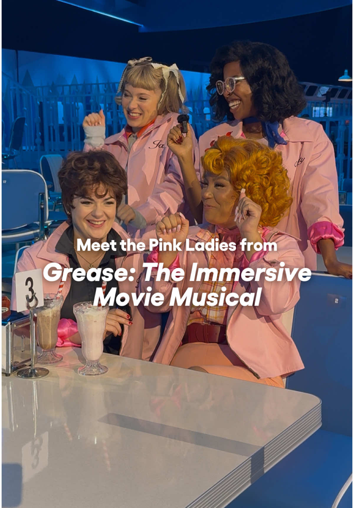 Michael B. Jordan you have officially been summoned!!! Grease: The Immersive Movie Musical from @Secret Cinema opens tonight and the Pink Ladies have entered the chat 👀👀 #grease #secretcinema #theatre