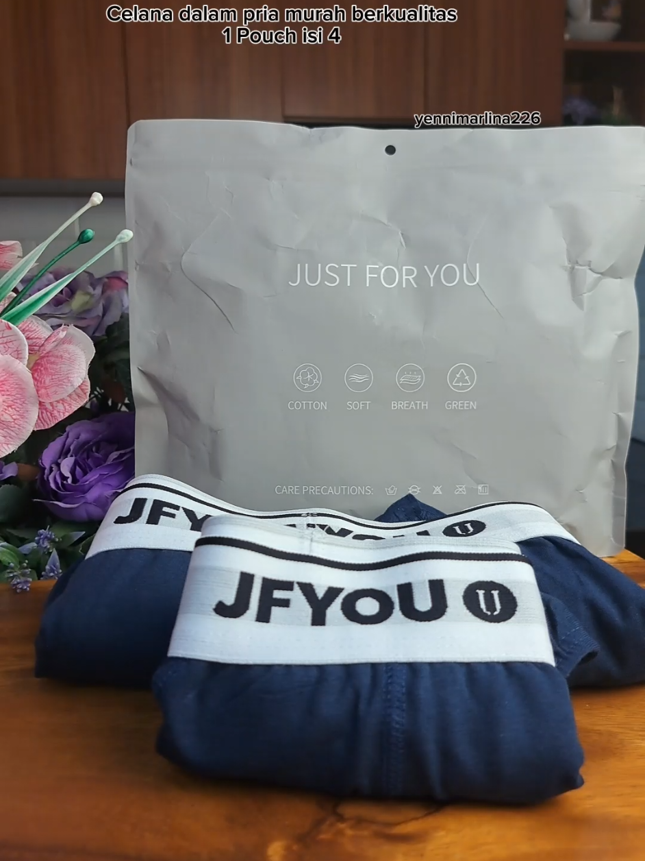 1 Pouch Isi 4 murah nya JFYOU celana dalam#jfyou #guncanggajian #guncang88 #rekomendasi #flashsale #high #fyp 