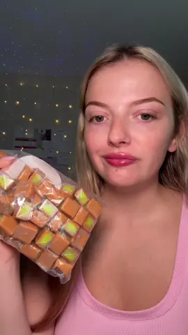 CARMEL APPLE CARMELS?! 🍏 #candy #candytok #tastetest 