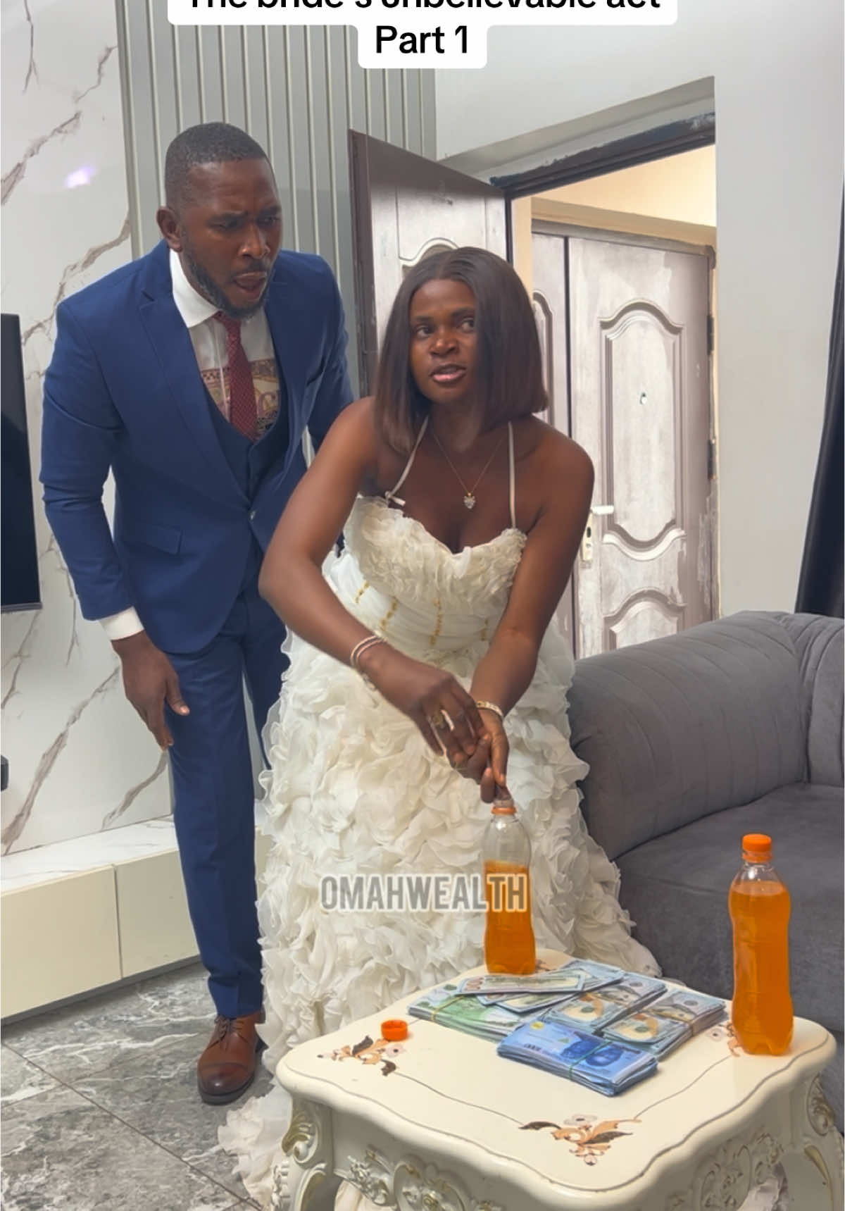 The bride’s unbelievable act #omahwealth 
