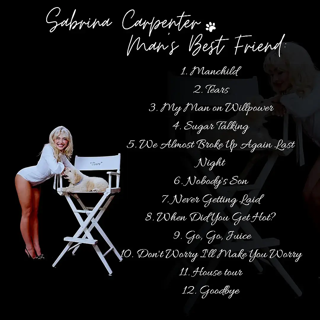 #fyp #sabrinacarpenter #mansbestfriend #xyzbca  #foryou #foryoupage #tracklist