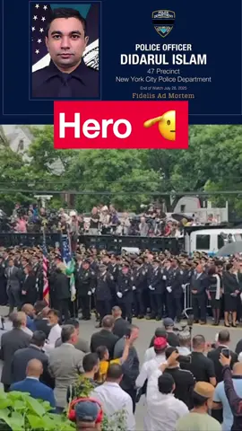 A true hero respect 🫡 🫡  #didarulislam #hero #Nypd #nation #usa