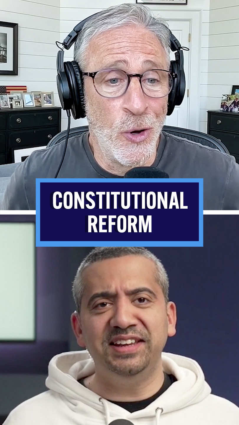 “This shit doesn’t work.” Jon and @Mehdi Hasan any problems with our democracy from the electoral college and gerrymandering to the Senate and the Supreme Court. #TheWeeklyShow #Politics #JonStewart