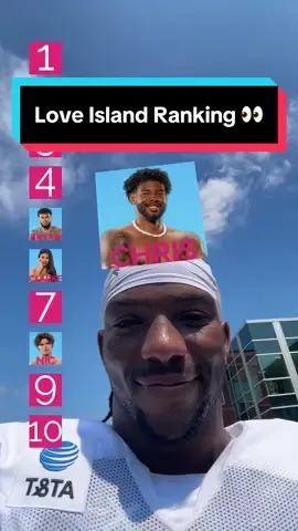 How we feeling about this list chat? @Love Island USA  #nfl #football #footballtok #footballtiktok #nflfootball #atl #atlanta #LoveIsland #loveislandusa 