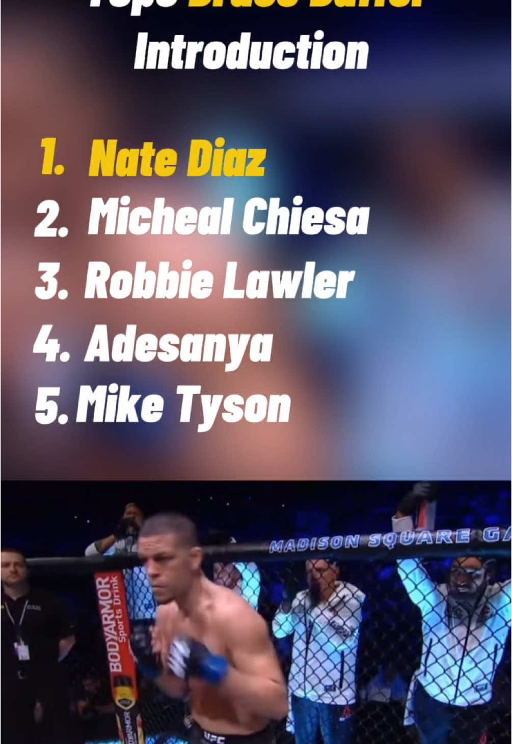 Part|167 Top5 Bruce Buffer Introduction  #top5 #brucebuffer #UFC #introduction #itstimeeeeeeeeeee 