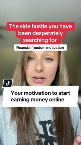 Financial freedom is possible. This is the side hustle you have been desperately searching for. #financialfreedommotivation #momprenuer #sidehustles #simplesidehustles #sidehustlesforbeginners 