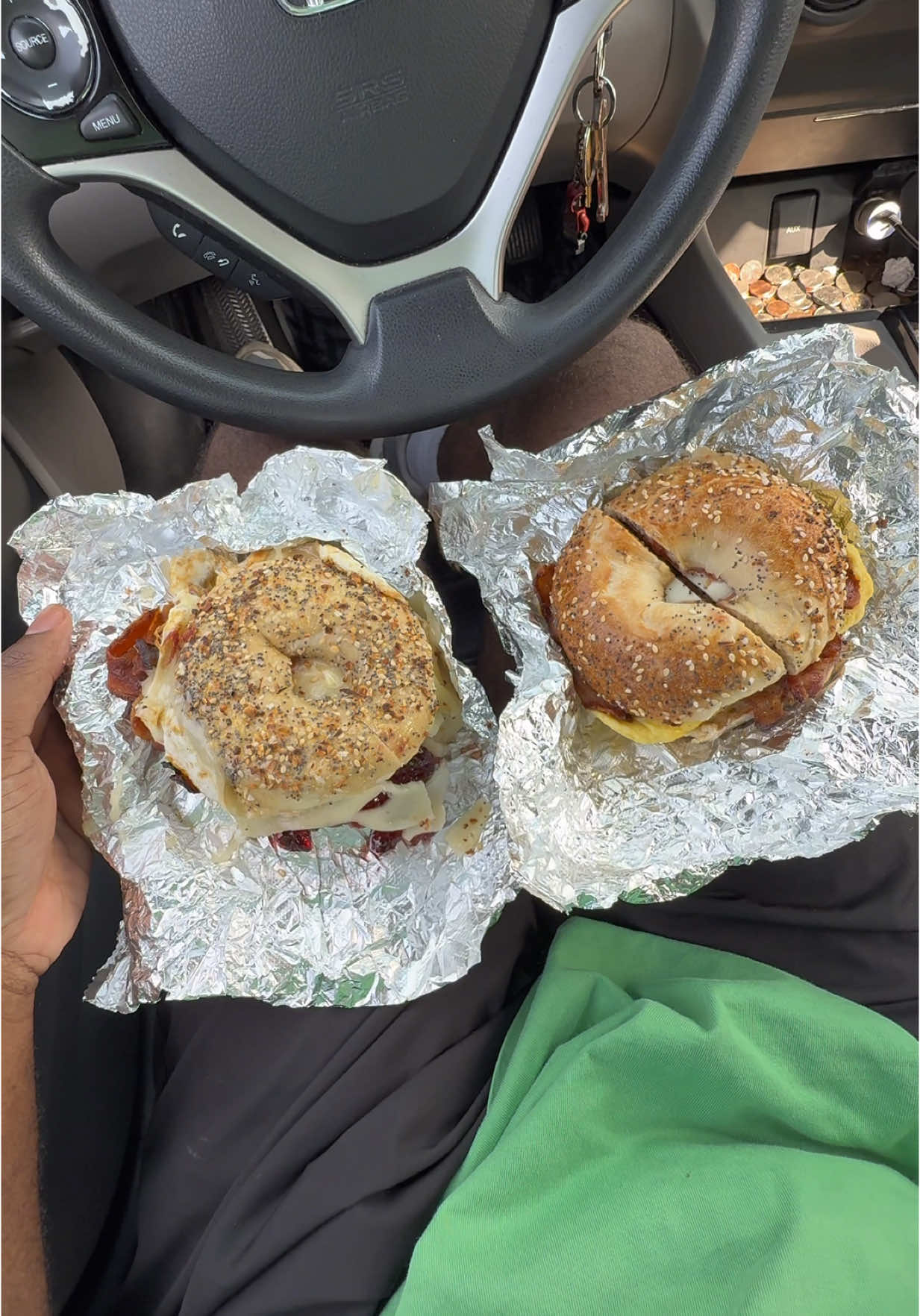 What ya’ll go to bagel order? #bagel #foodreview #maryland 