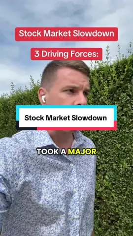 Stock market slowdown, 3 driving factors #stockmarket #investing #tariffs 