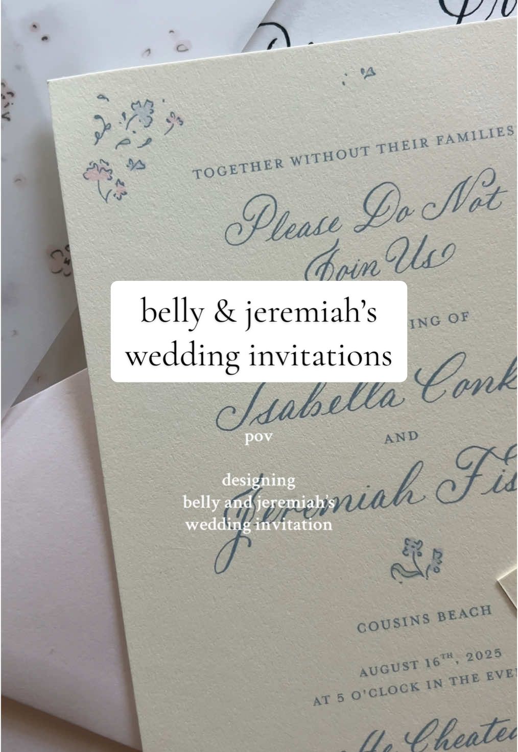 this & somehow they all get lost in the mail 🥰🥰 #tsitp #summeriturnedpretty #conradfisher #jelly @the summer i turned pretty @Jenny Han 