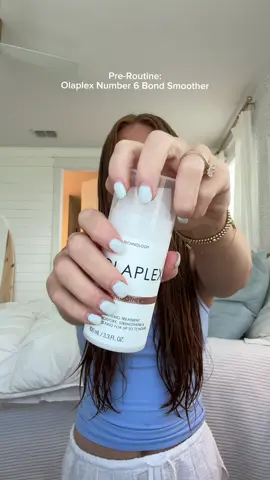 my most common question on my Irish curl/wavy hair videos & these products STAY in my routine @Olaplex No. 6 & No. 7 bonding oil ✨ #hairtok #irishcurls #wavyhair #olaplexpartner 