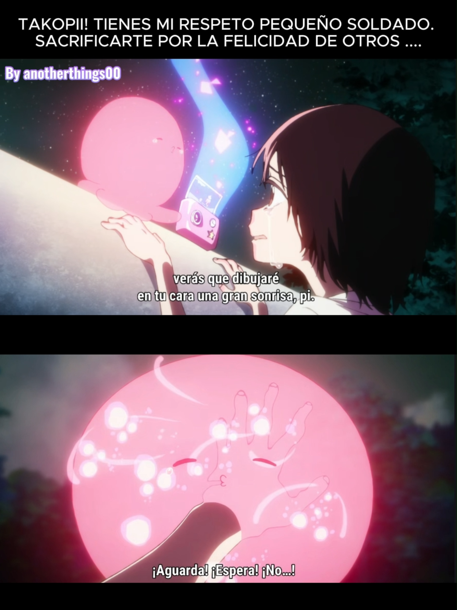 TAKOPII! Lograste tu objetivo! me conmovió esta escena!.. #takopiinogenzai #shizuka #animerecommendations #animenews