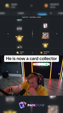 He is now a card collector #kickstreaming 