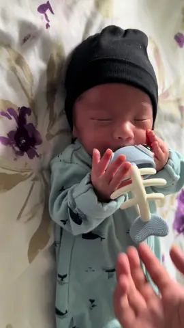 His new favorite toy🫶🥰🫠 #teethingtoy #teethingbaby #babyboy #babyoftiktok #creatorsearchinsights 