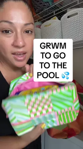 The LO wanted to go to the pool so here we are getting ready mommy style. It’s never a let’s go situation lol #Vlog #pooltime #momlife #beautyover40 #grwmpoolday 