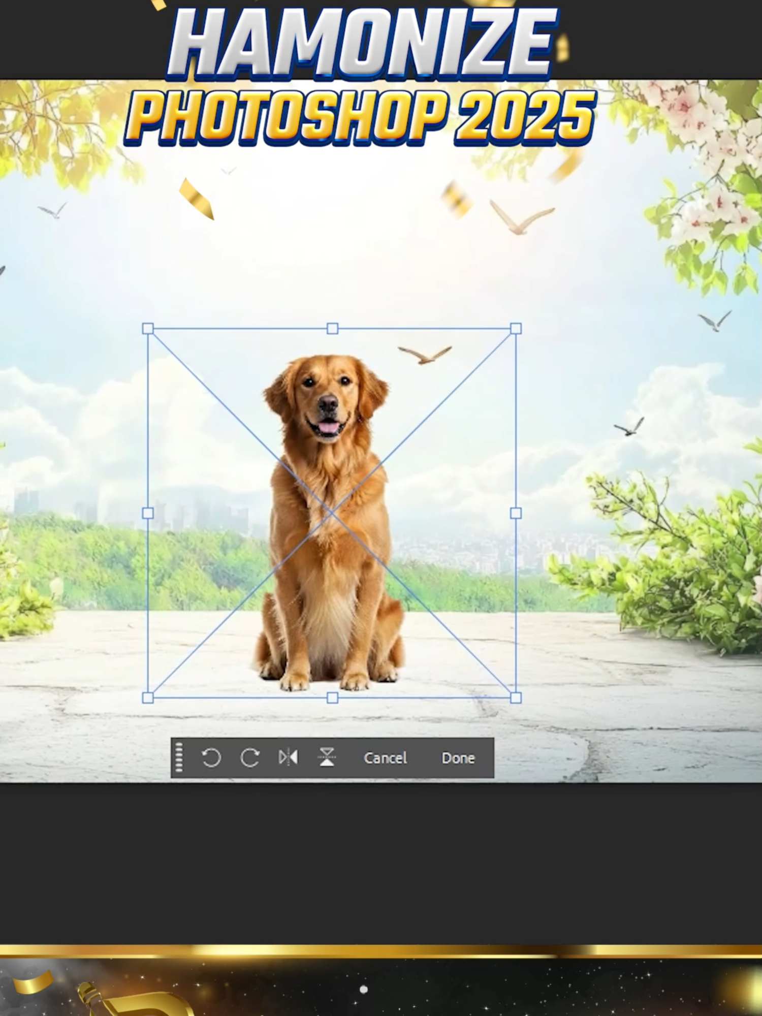 Tip chia sẻ sử dụng Harmonize Photoshop Beta 2025 #design #poster #visual #graphicdesign #thietke #thietkeposter #keyvisual #adobephotoshop #xuhuong #tipphotoshop