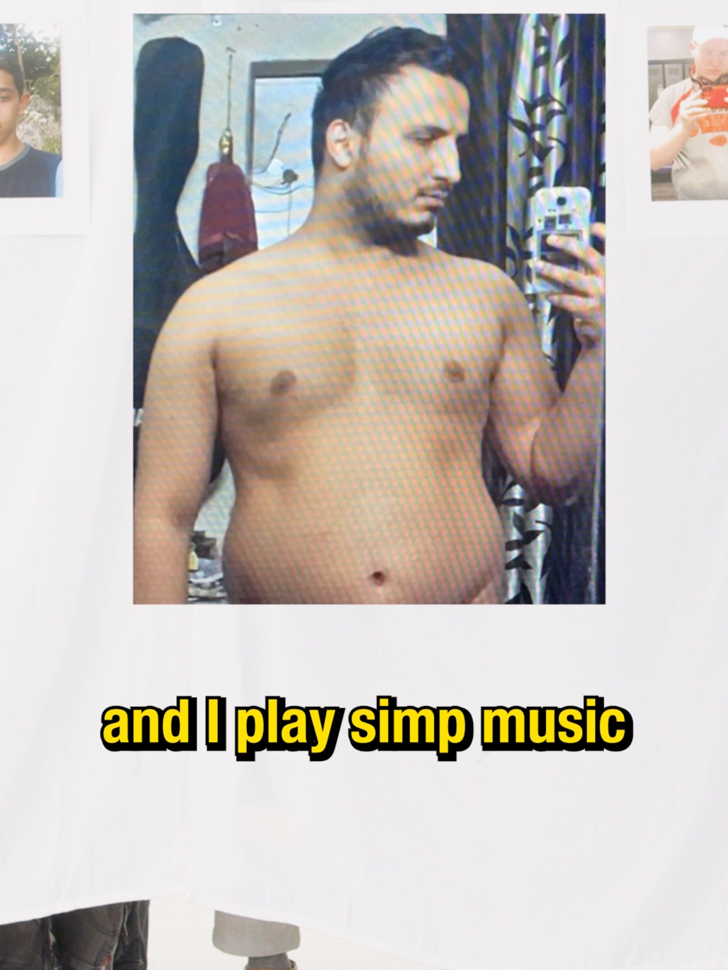 he plays simp music?? @xomorris