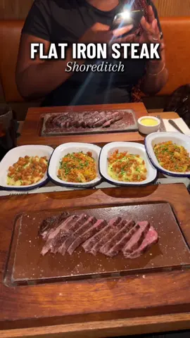 BEST STEAK EVERRRRRRR nah ask Christ 😂😍😍😍😍😍 #steak #flatiron #fyp #foryou #foodreview #foodies @MENEH-NAE•YOUTUBER 