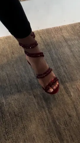 René Caovilla Wine Chandelier Embellished Satin Heels🌹 Available to order! #renecaovilla #fyp #fashiontiktok  #personalshopper #heels #OOTD #heelsaddict #outfitinspo 
