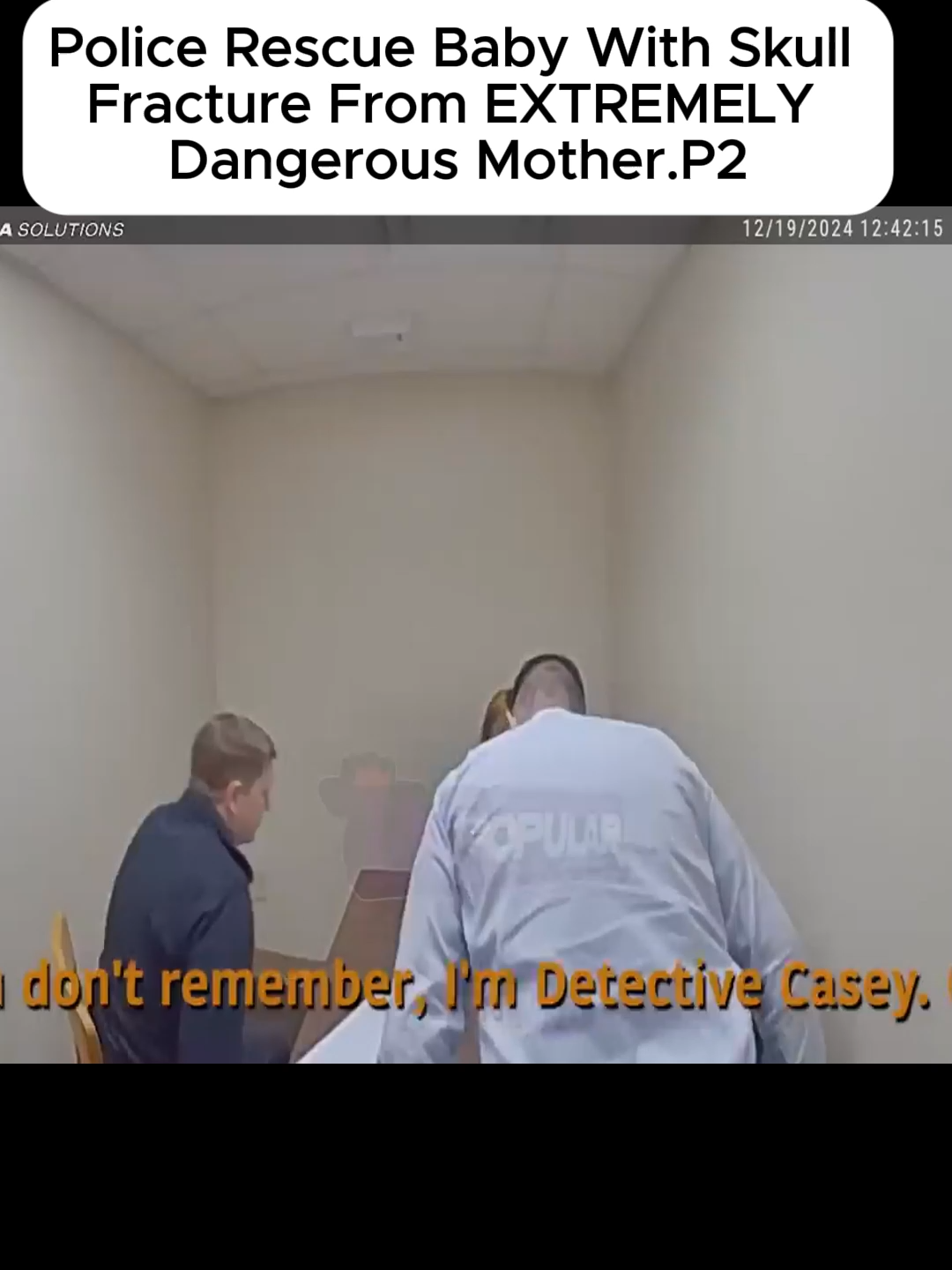 Police Rescue Baby With Skull Fracture From EXTREMELY Dangerous Mother#cop