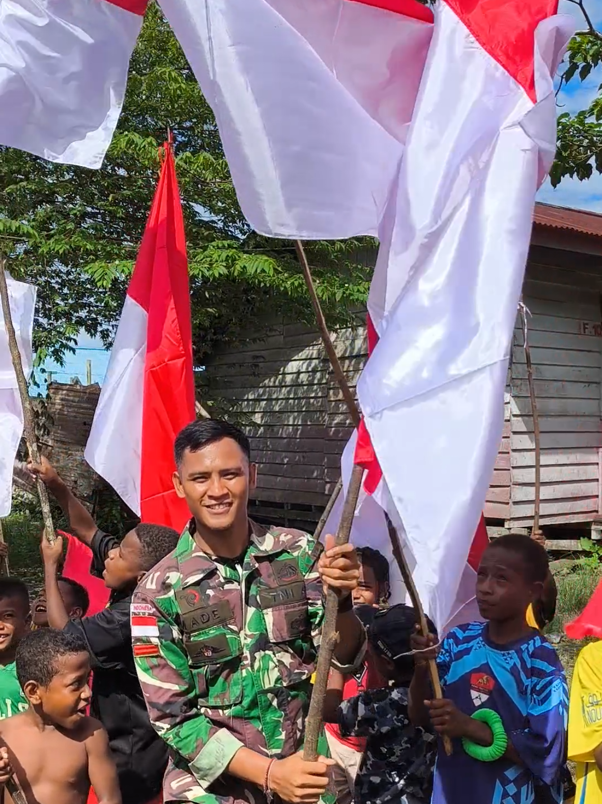 menyambut bulan kemerdekaan🇮🇩 #tniindonesia🇮🇩 #tentaranasionalindonesia #ujungtimurindonesia 