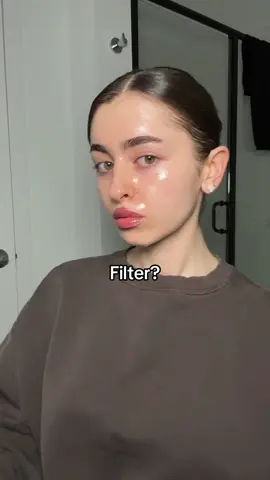No but collagen masks actually make your skin look filtered  #filtervsreality #realskin #nofilters 