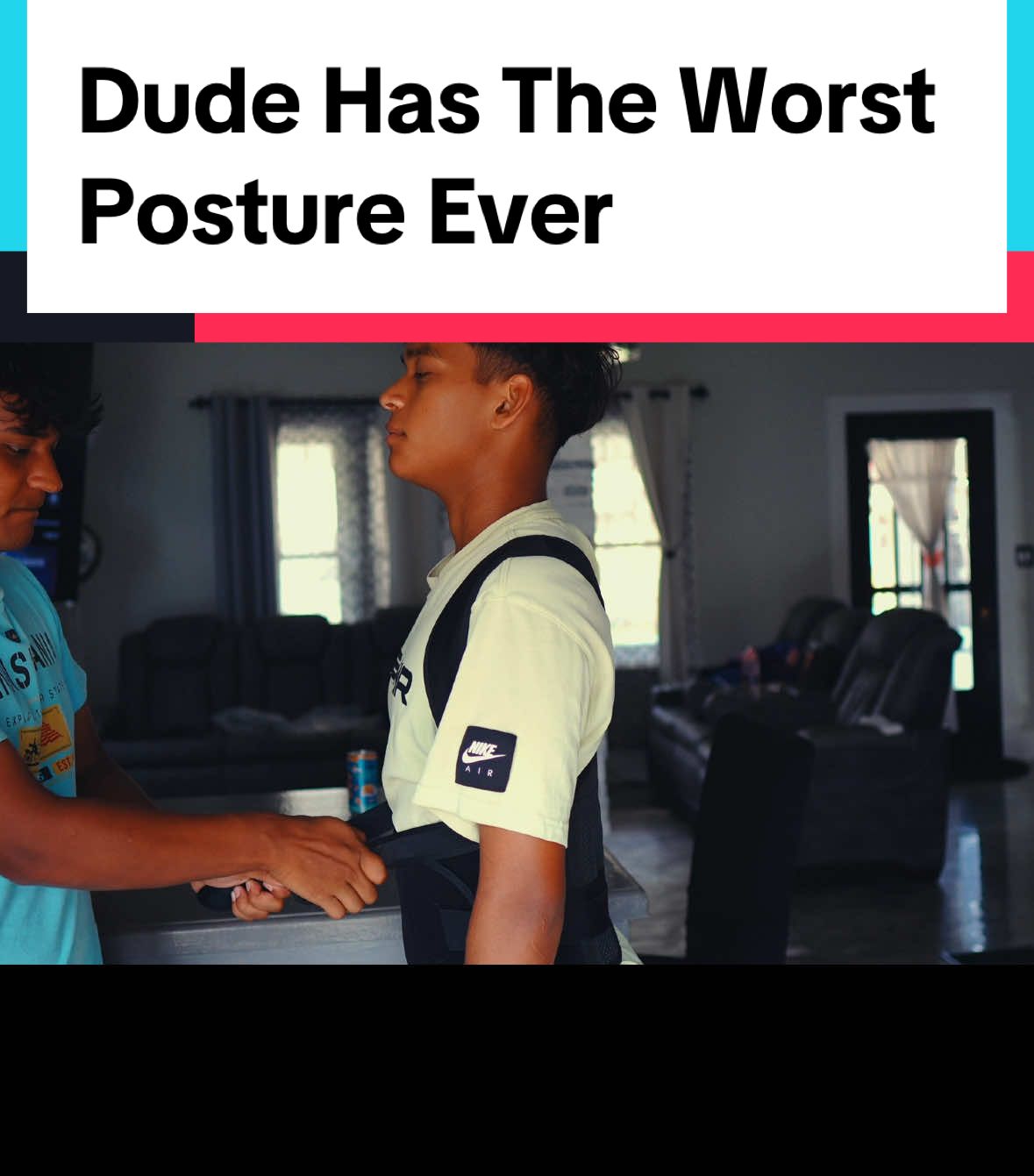 Had to put him on with one of these #tiktokshop #ttshop #posture #posturecorrection 