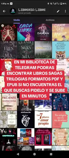 #bibliotecalibre #sigueme #librosdigitales pide el link por mensaje 