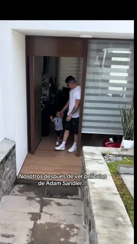 Nosotros después de ver películas de Adam Sandler #adamsandler #papaehijo #familia 