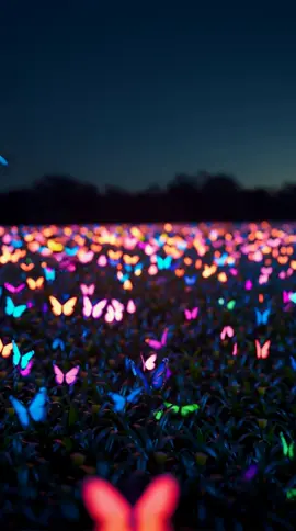 Glowing Butterflies #livewallpaper #aestheticwallpaper ##4kwallpaper #naturevibes #phonebackground #moodyvibes #cinematicloop #loop