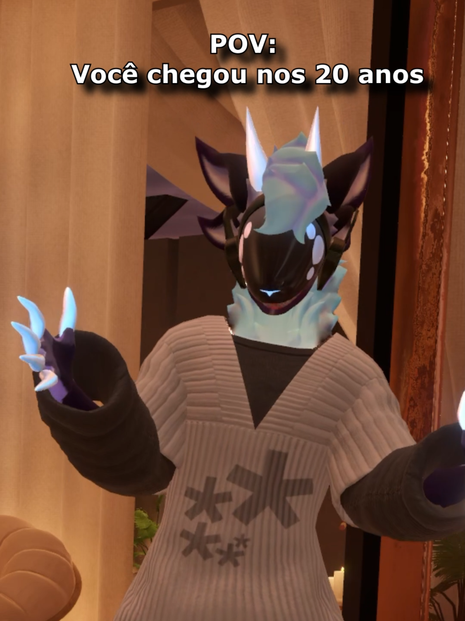 20 anos com espirito de 70 <3 #furry #vrchat #fyp #vrchatbrasil