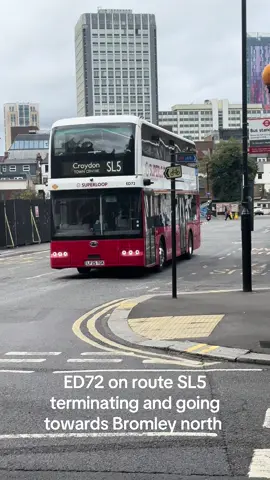 @bus legend 13 ED72 on route SL5 terminating and going towards Bromley north  @SL1 BD11(After April)  @JetixMediaandDesign  @game_all_day22 