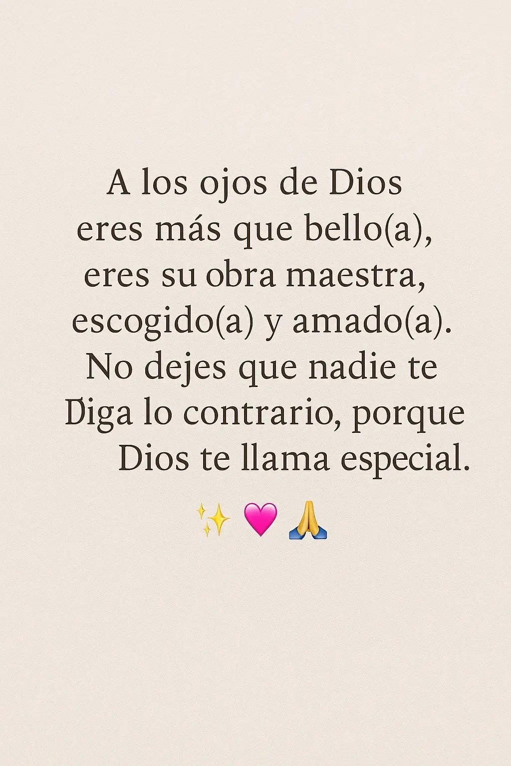 #HijaDeDios #HijoDeDios #DiosTeAma #CreacionDeDios #AmorDeDios #IdentidadEnCristo #ObraMaestraDeDios