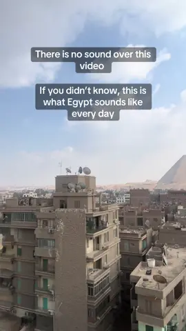 This video was taken from the 8th floor on my balcony in Giza, this has to be one of the loudest places I’ve ever been #travel #hotel #Egypt 