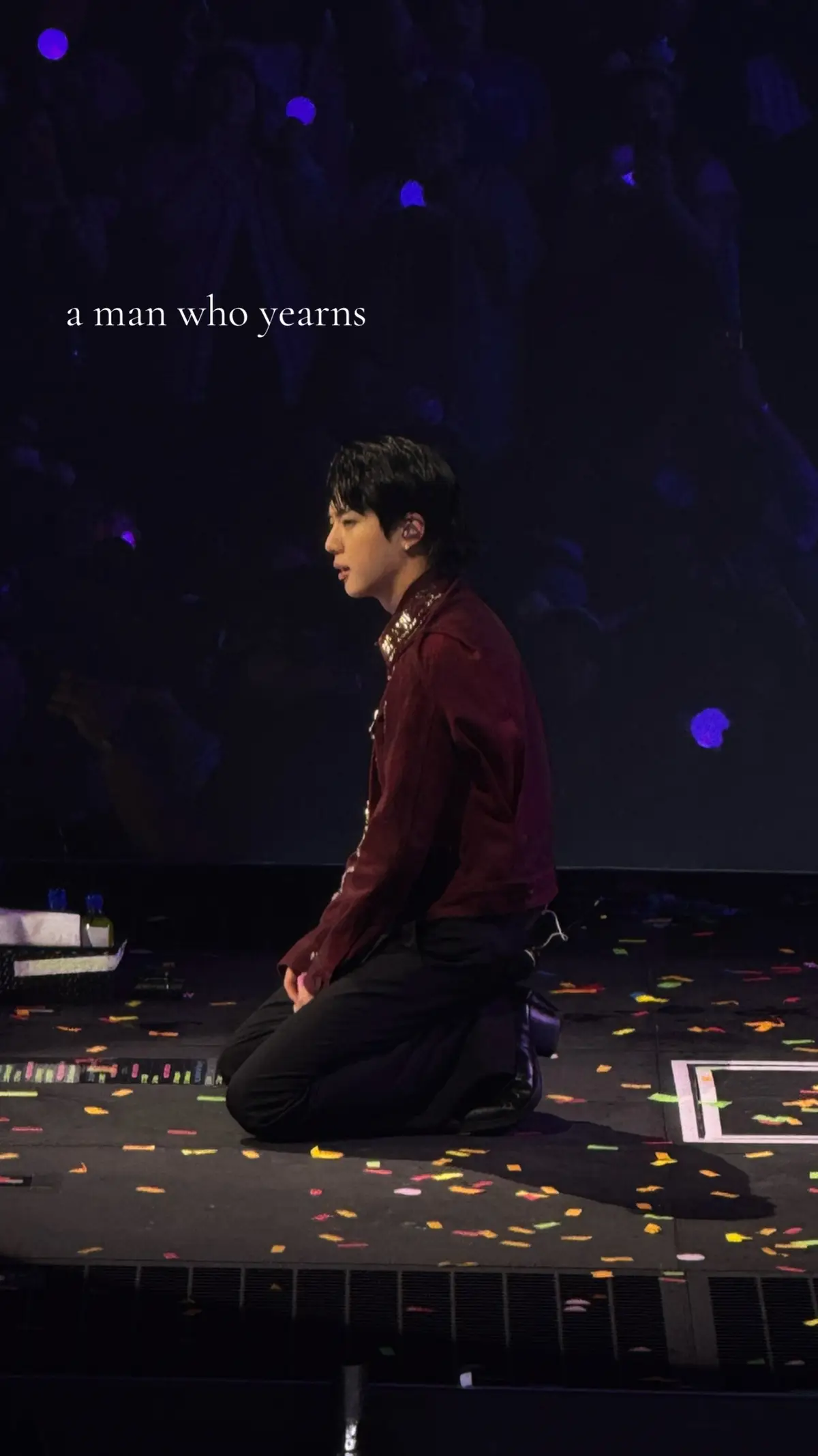 #jin #yearning #ineedyou #bts #runseokjin_eptour_newark_d2 